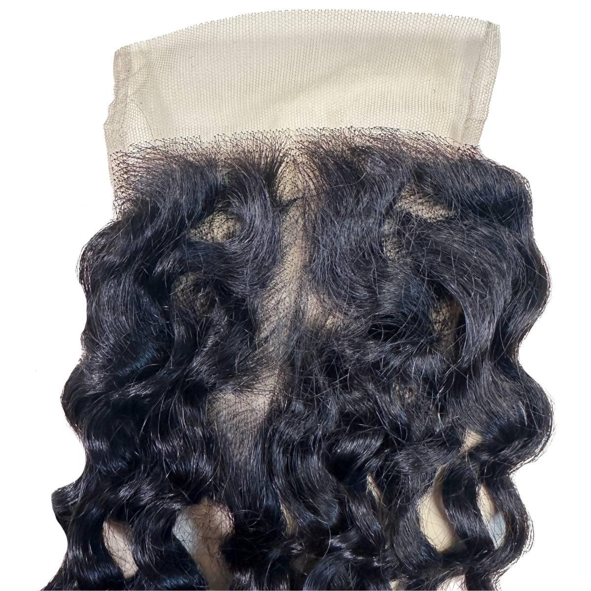 Spanish Wave 4x4 Transparent Closure