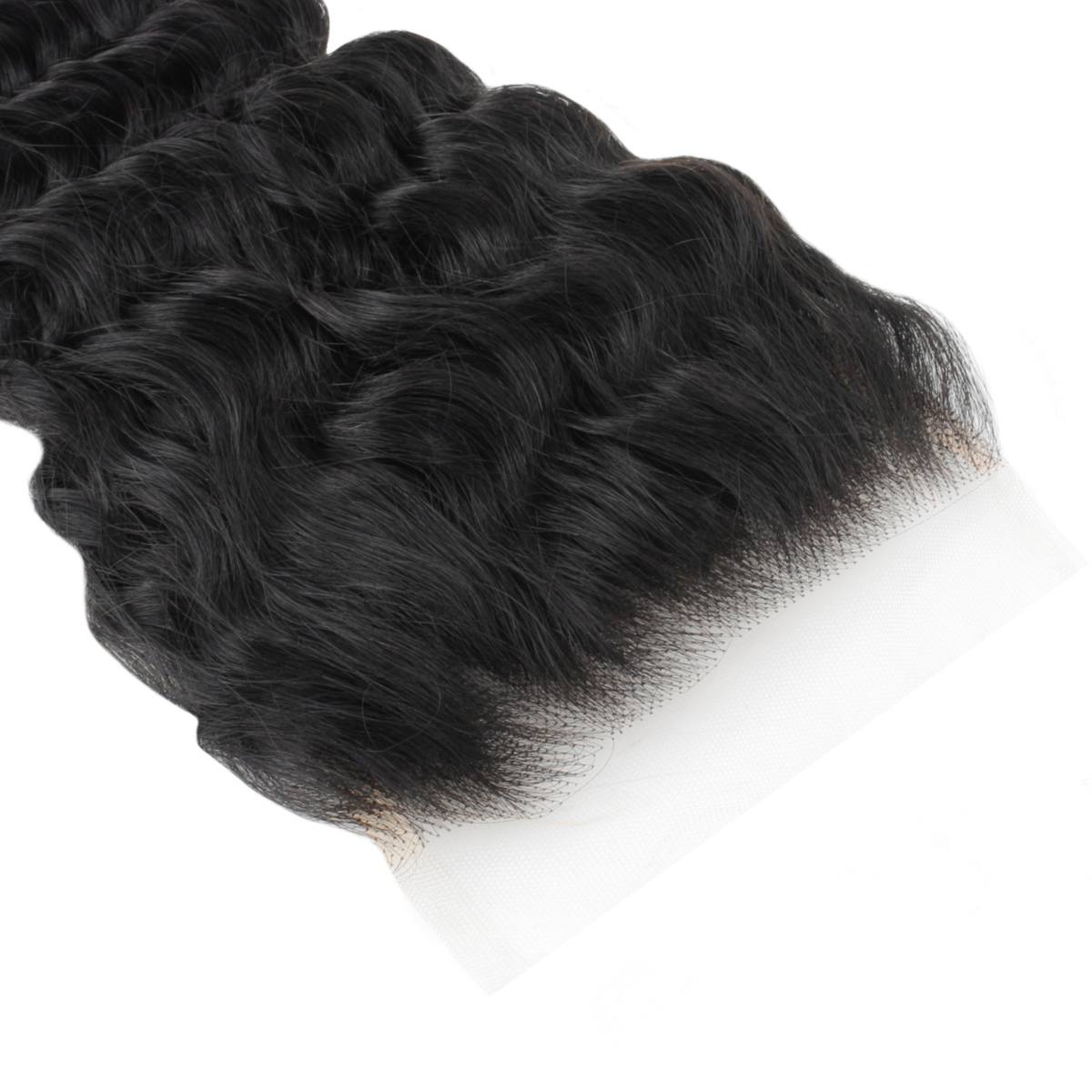 Deep Wave 5x5 Transparent Closure