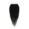 Afro Kinky Curly 4x4 Transparent Closure