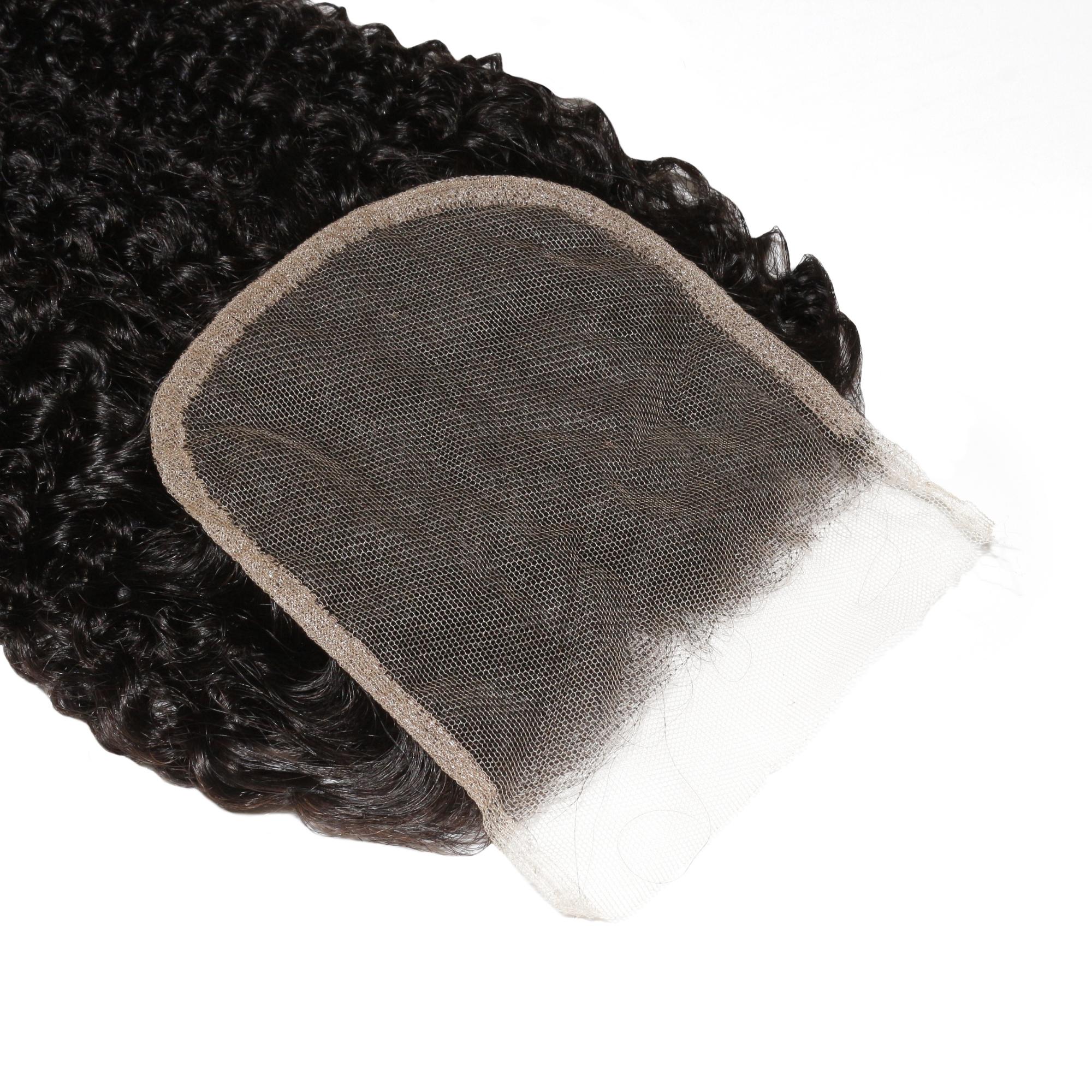 Afro Kinky Curly 4x4 Transparent Closure