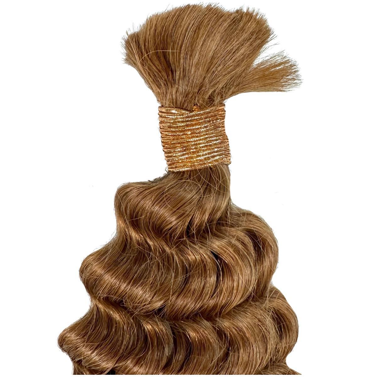 Auburn Deep Wave Bulk Braiding Hair