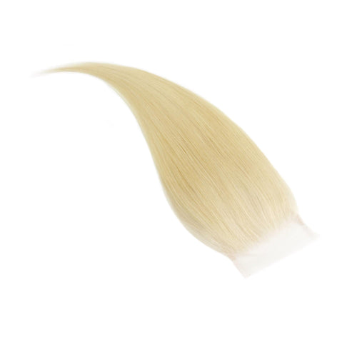 Blonde Straight 4x4 Transparent Closure
