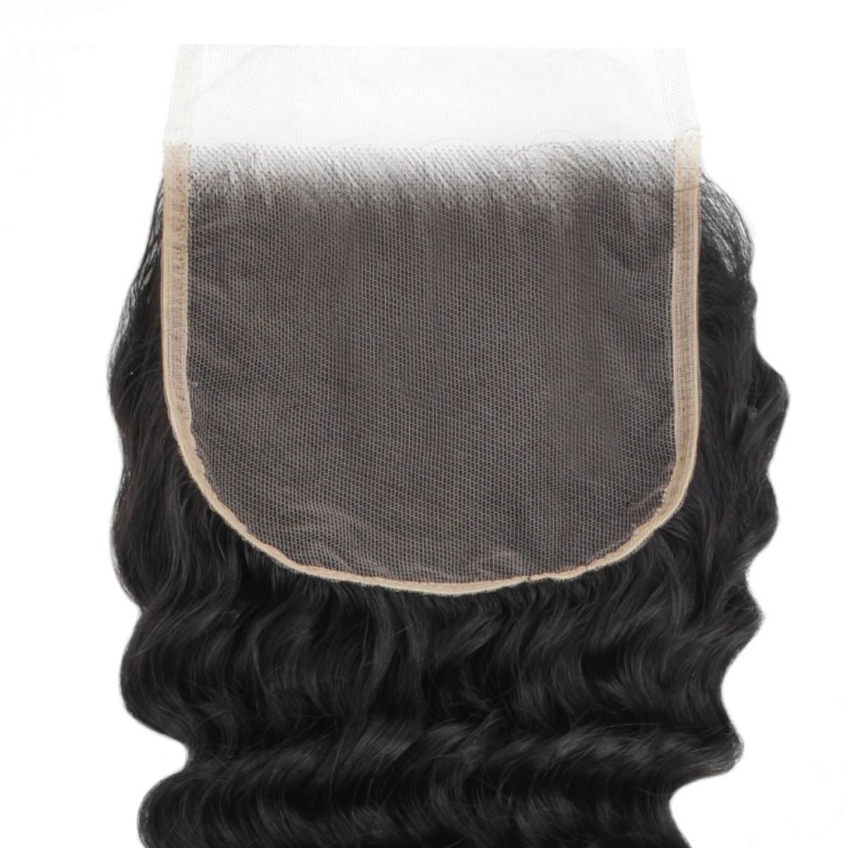 Deep Wave 5x5 Transparent Closure
