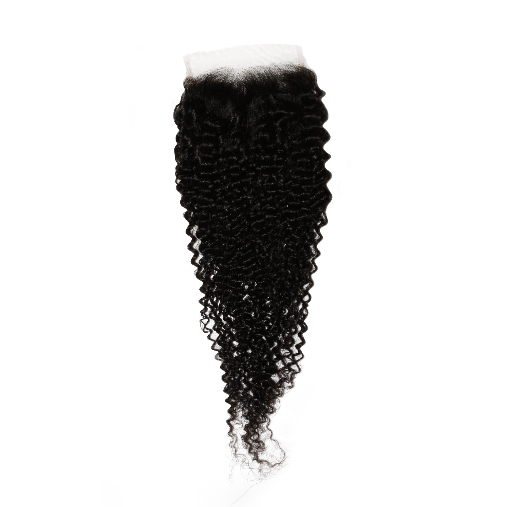 Jerry Curl 4x4 Transparent Closure