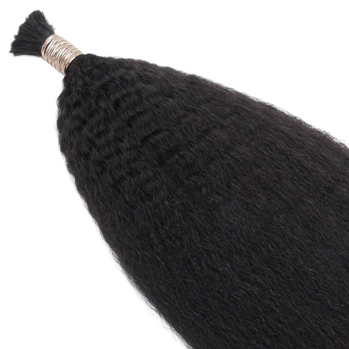 Kinky Straight Bulk Braiding Hair