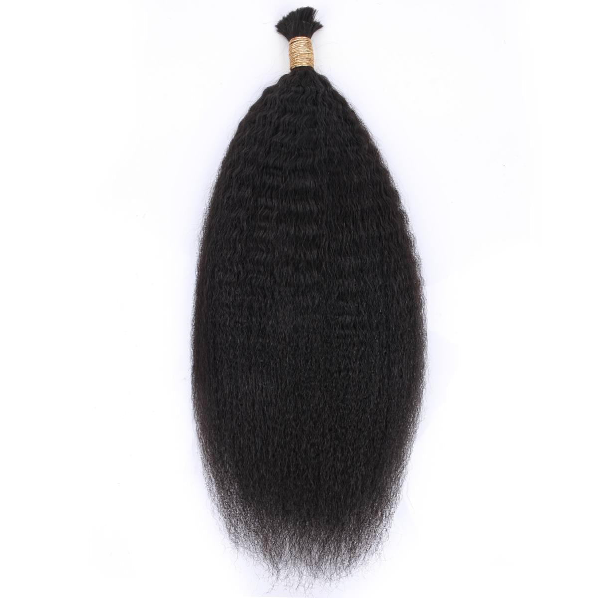 Kinky Straight Bulk Braiding Hair