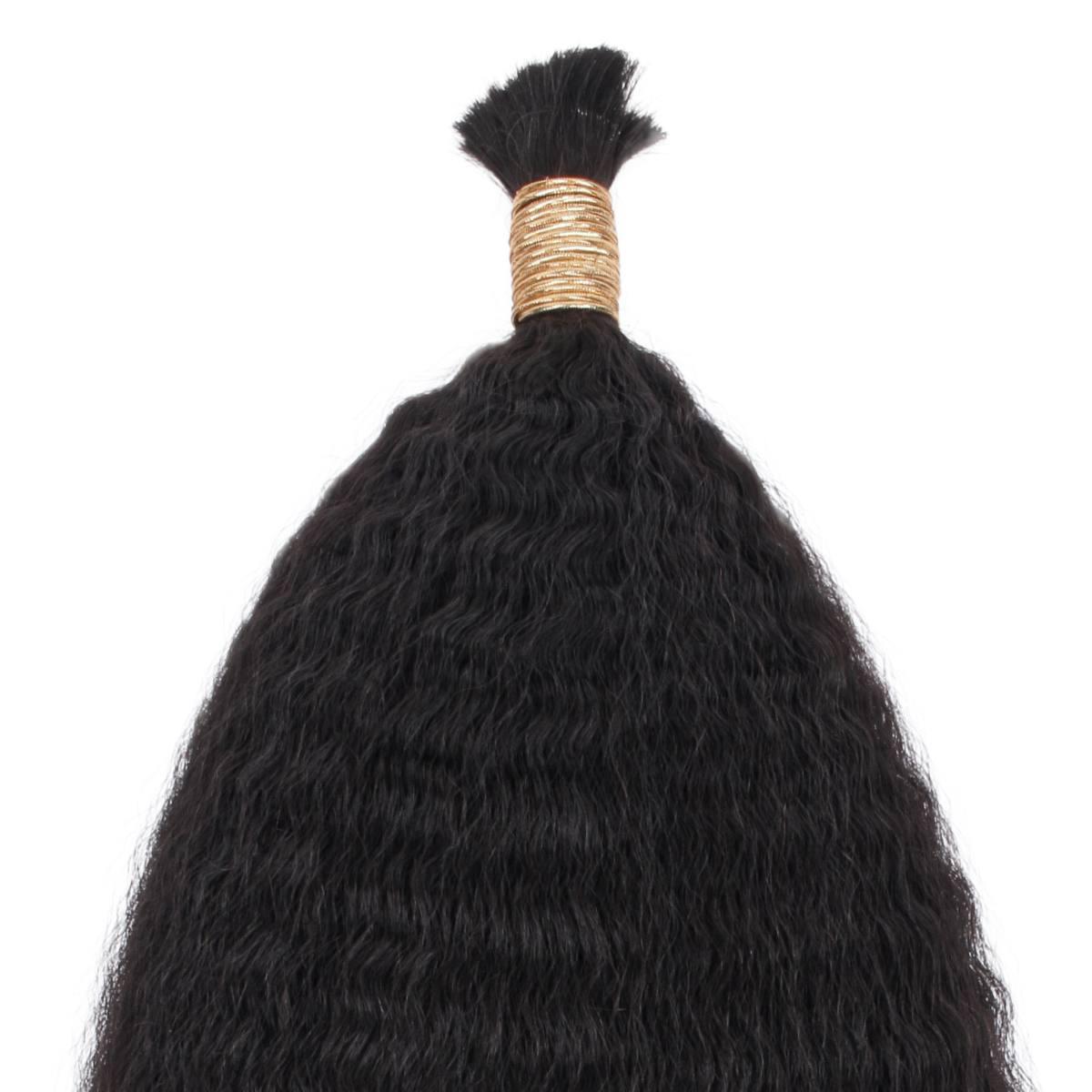 Kinky Straight Bulk Braiding Hair