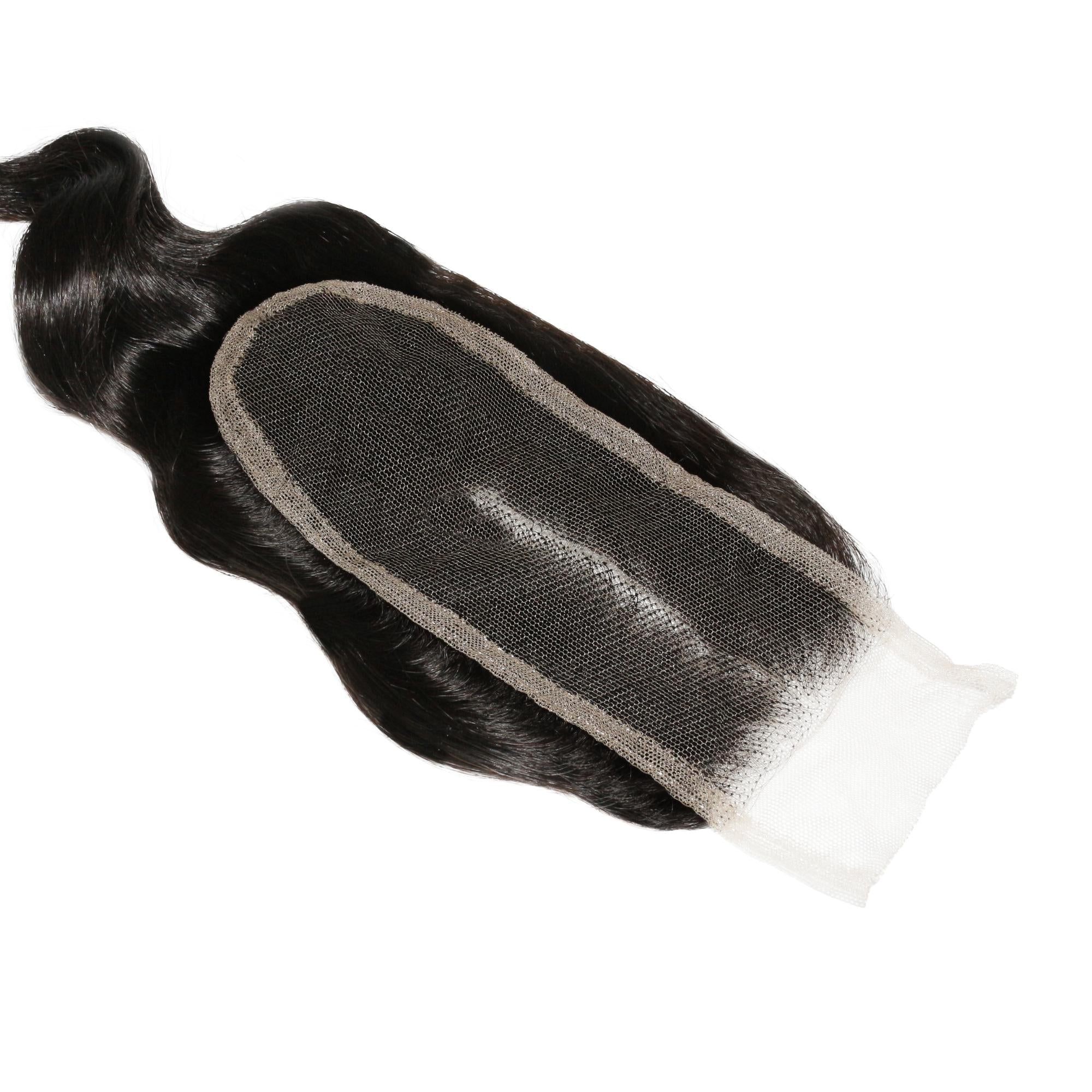 Brazilian Loose Wave 2x6 Transparent Closure