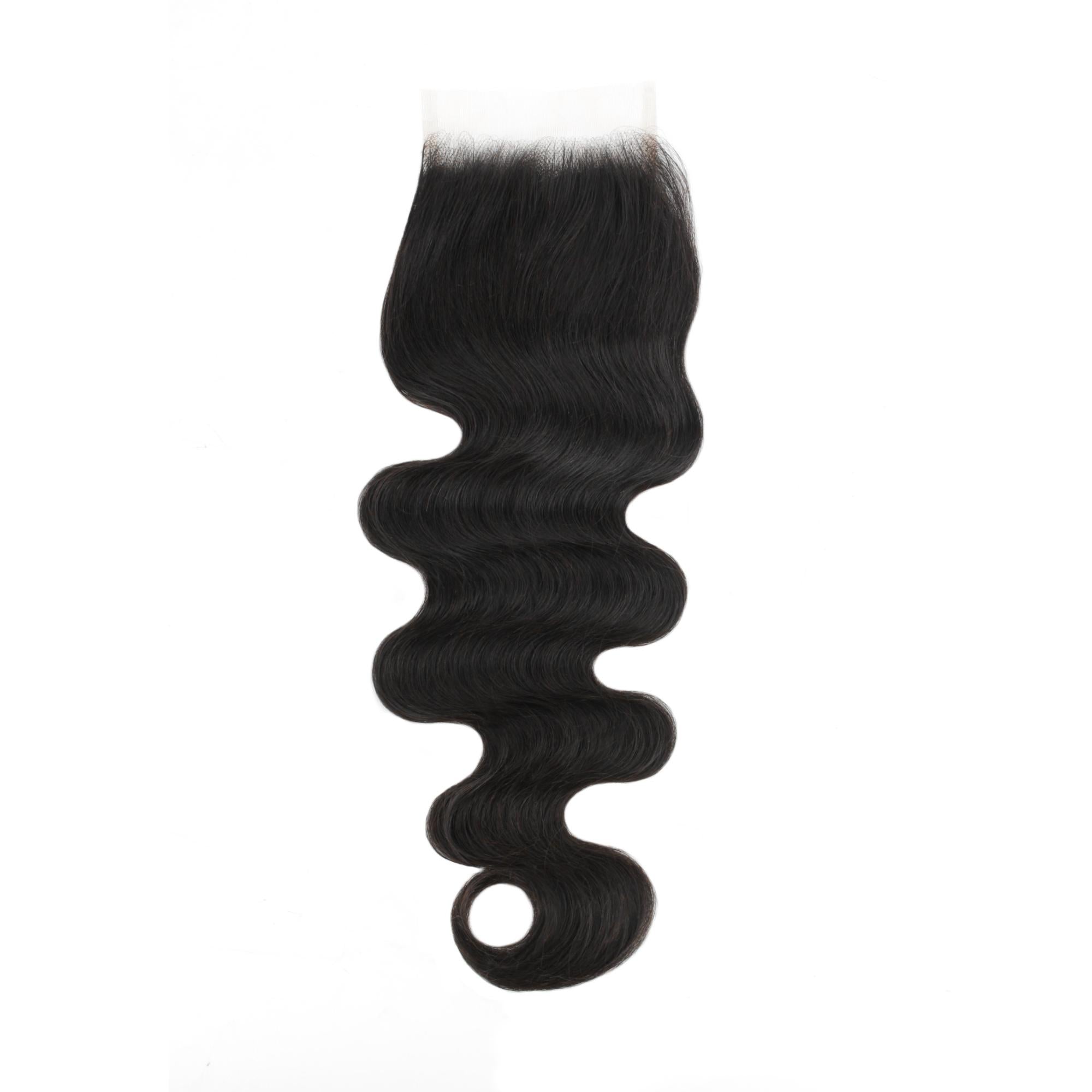 Malaysian Body Wave 4x4 Transparent Closure
