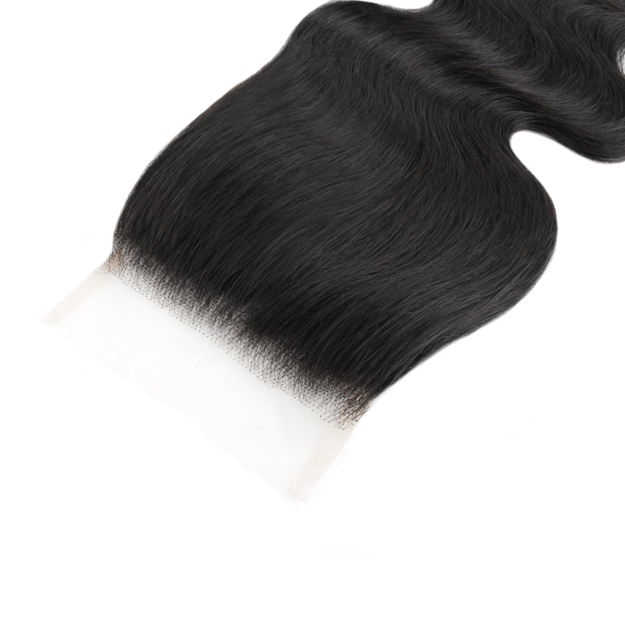 Malaysian Body Wave 4x4 Transparent Closure