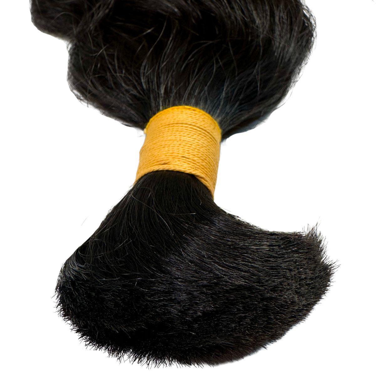 Raw Indian Curly Bulk Braiding Hair