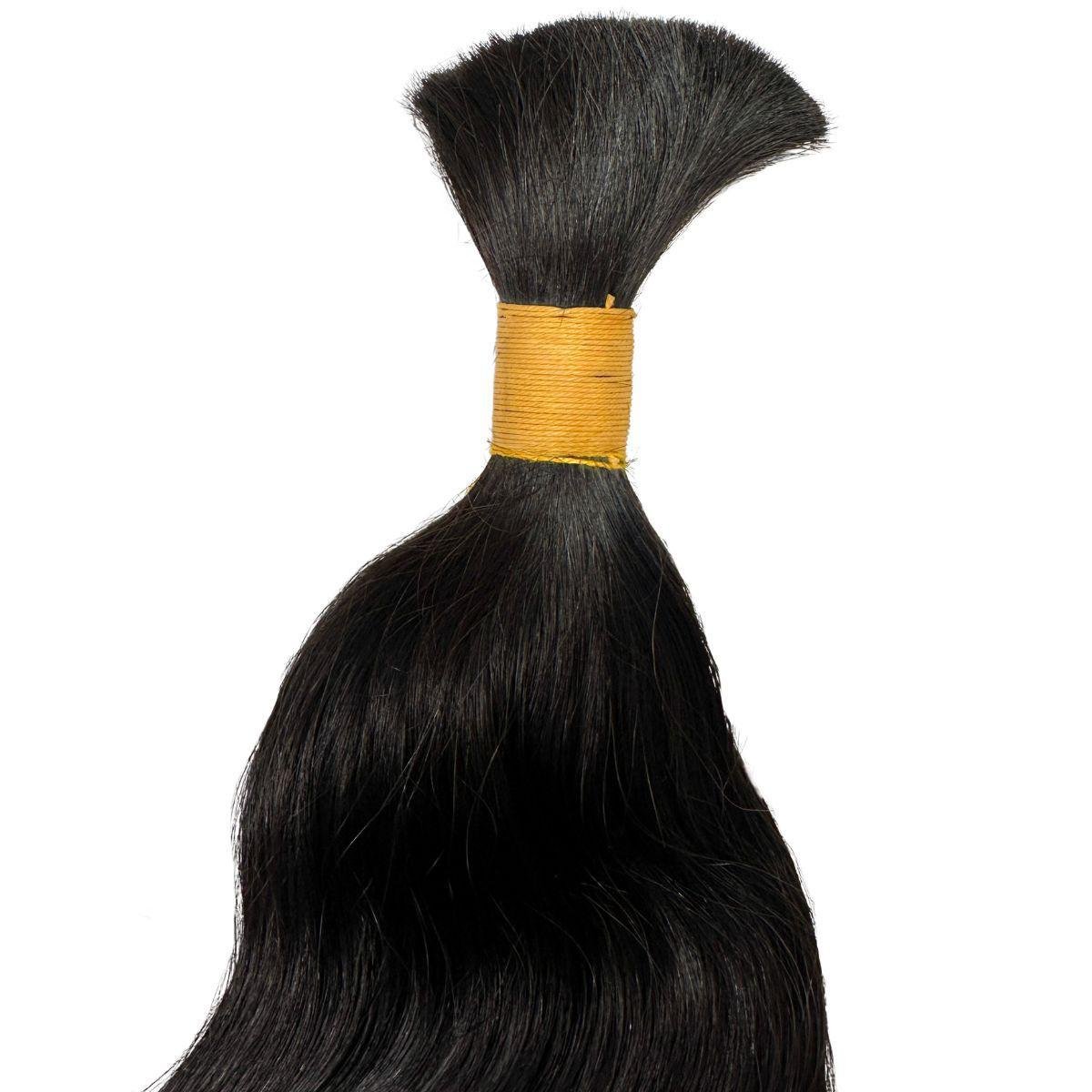 Raw Indian Wavy Bulk Braiding Hair