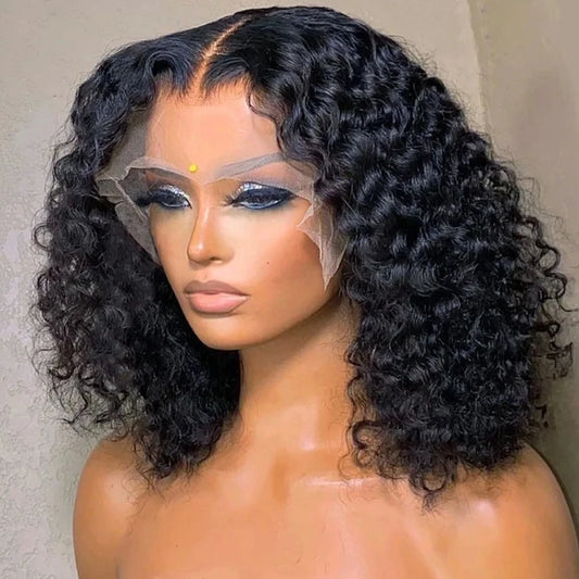 13x4 Bob Short Deep Wave Lace Wig