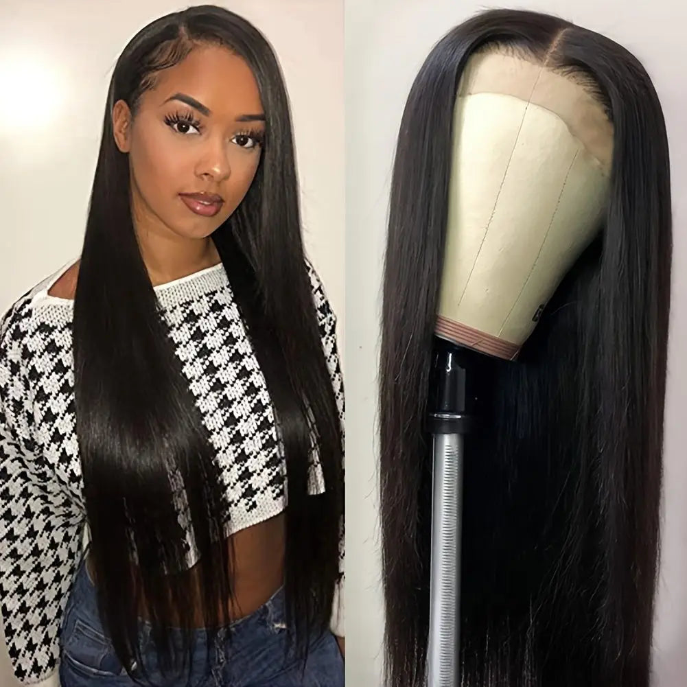 13x6 HD Lace Frontal Bone Straight Wig