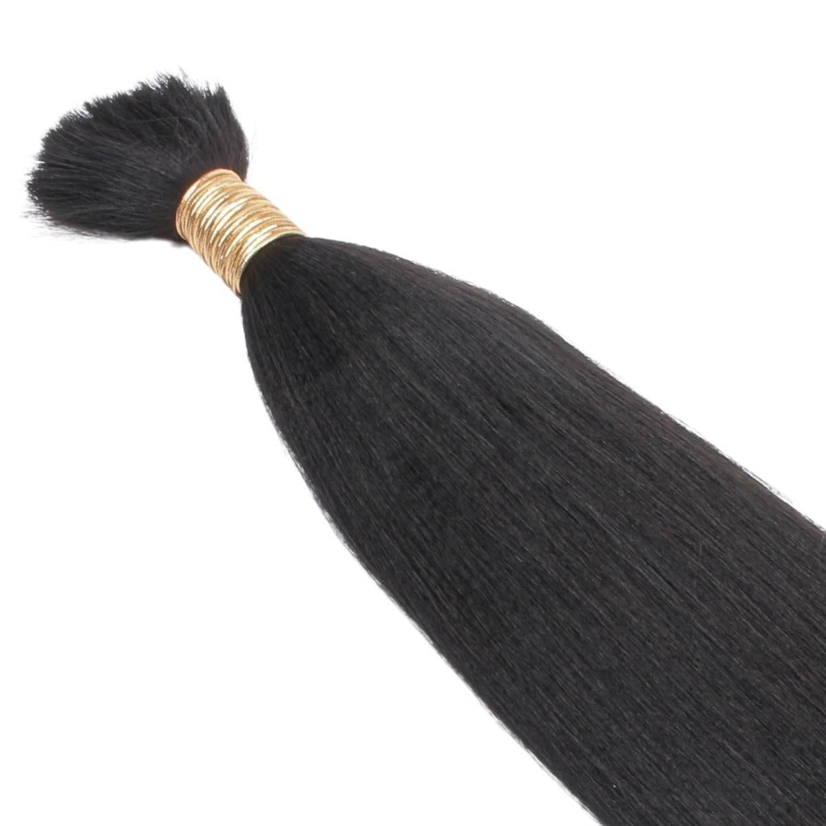 Yaki Straight Bulk Braiding Hair