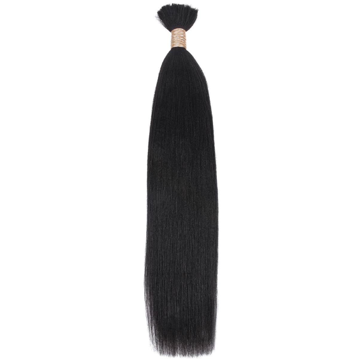 Yaki Straight Bulk Braiding Hair