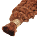 Copper Deep Wave Color 350 Bulk Braiding Hair