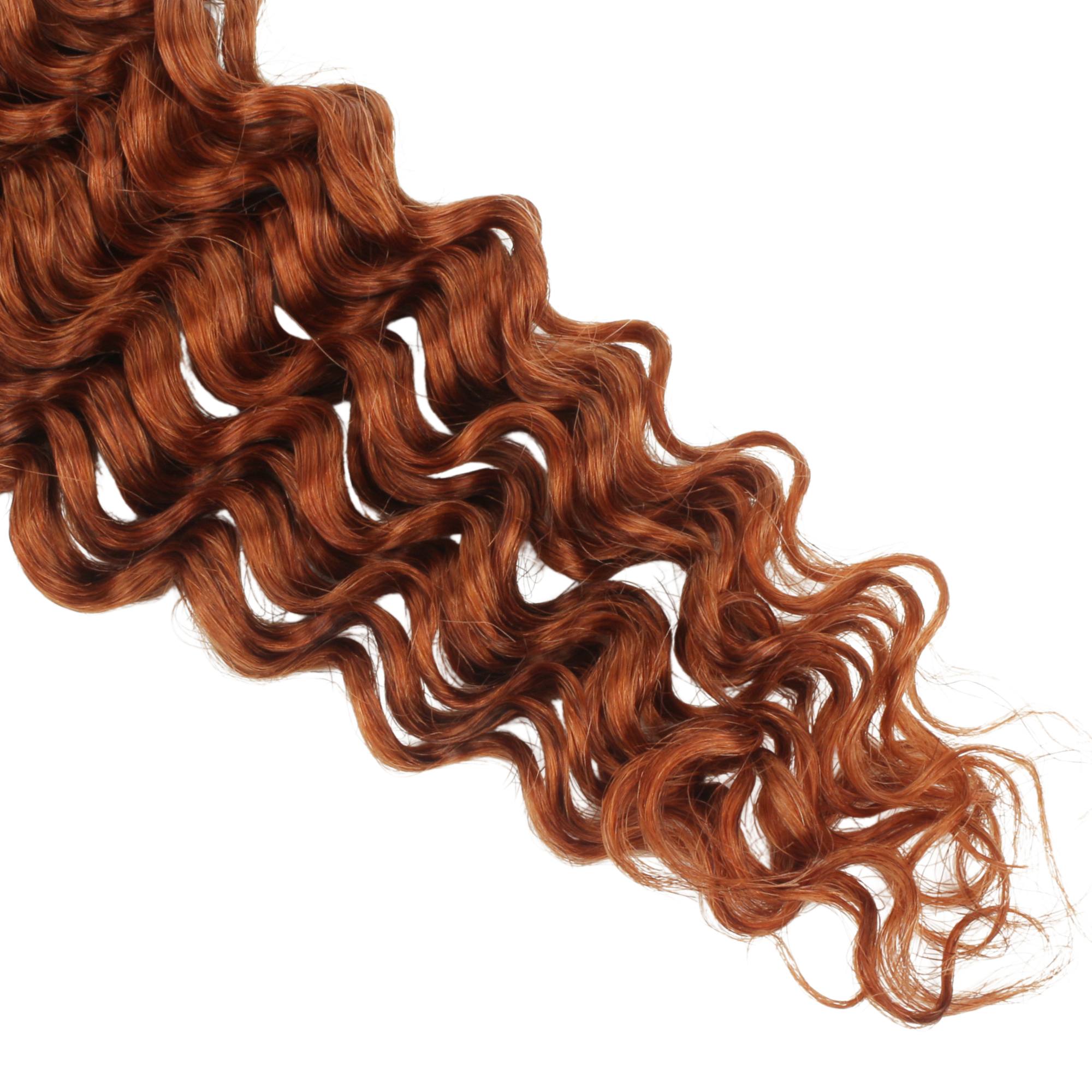 Copper Deep Wave Color 350 Bulk Braiding Hair