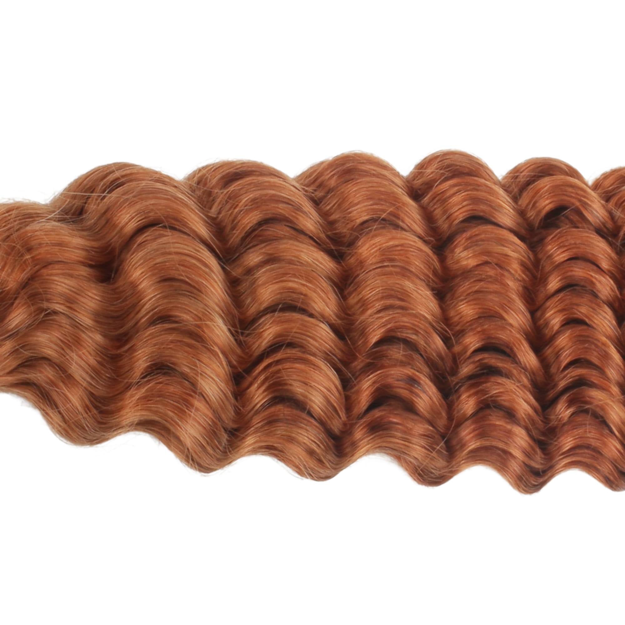 Copper Deep Wave Color 350 Bulk Braiding Hair